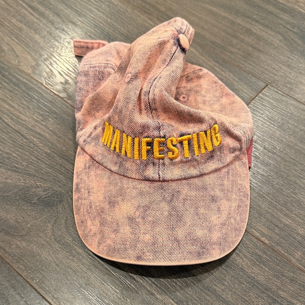 Wild Fable Pink Cap with Yellow Embroidery OW 10:30